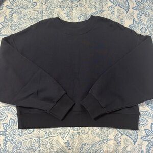 Primark Navy Fleece Pullover Sweater Size M NWT